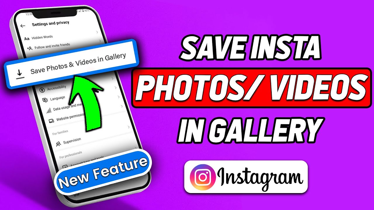 How To Save Instagram Photos And Videos In Gallery 2024 Updated