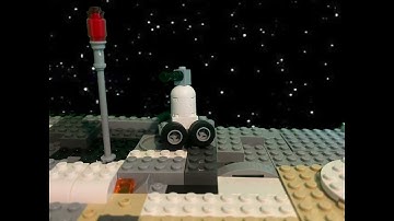 Space robot detects person on planet