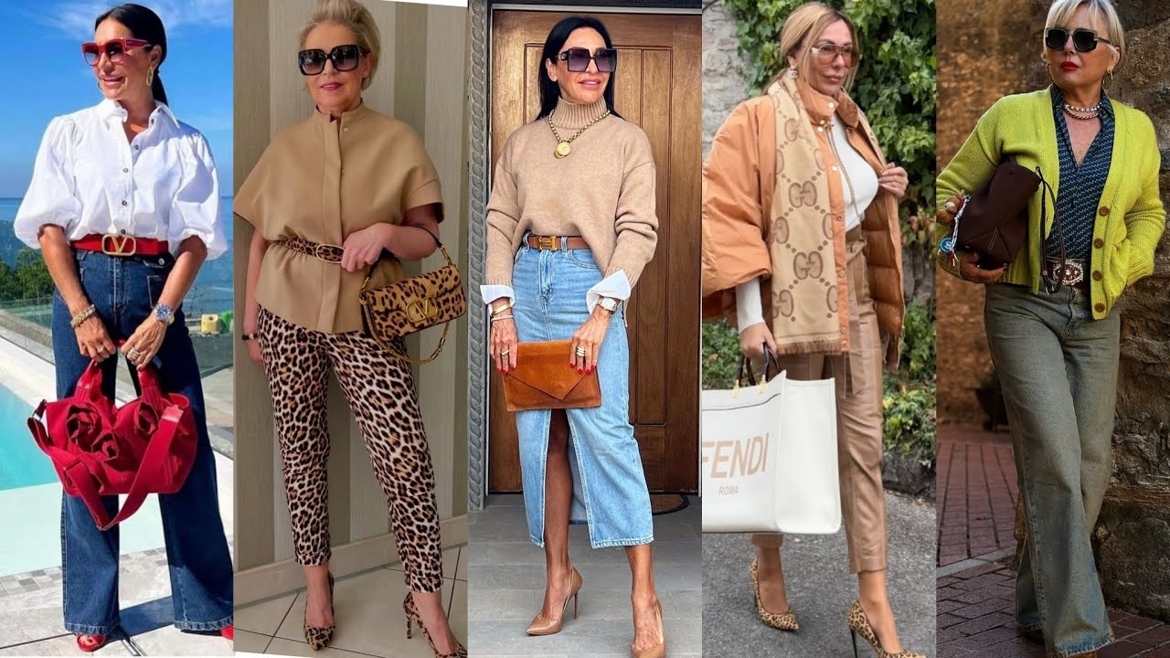 Comfortable Timeless Looks for All Elegant Ladies Over 40, 50-60-70