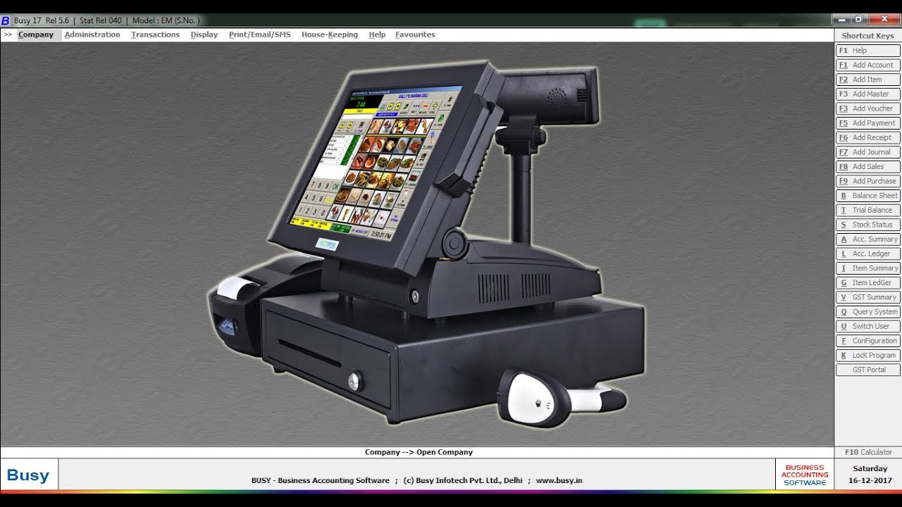 Point of Sale in Busy Accounting Software - YouTube
