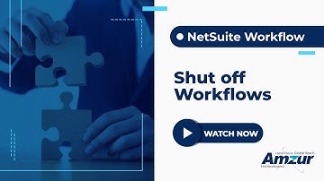 How to configure and shut off workflows in NetSuite? | SuiteFlow