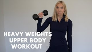 HEAVY WEIGHTS ARM WORKOUT- 10 minute workout