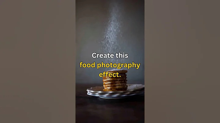 Create this food photography effect! #photographyeffects