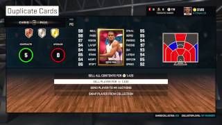 NBA 2K15 MyTeam 75k vc pack opening - DUNK THE FUNK BEAST GOLD AND RUBY PULL - Ps4