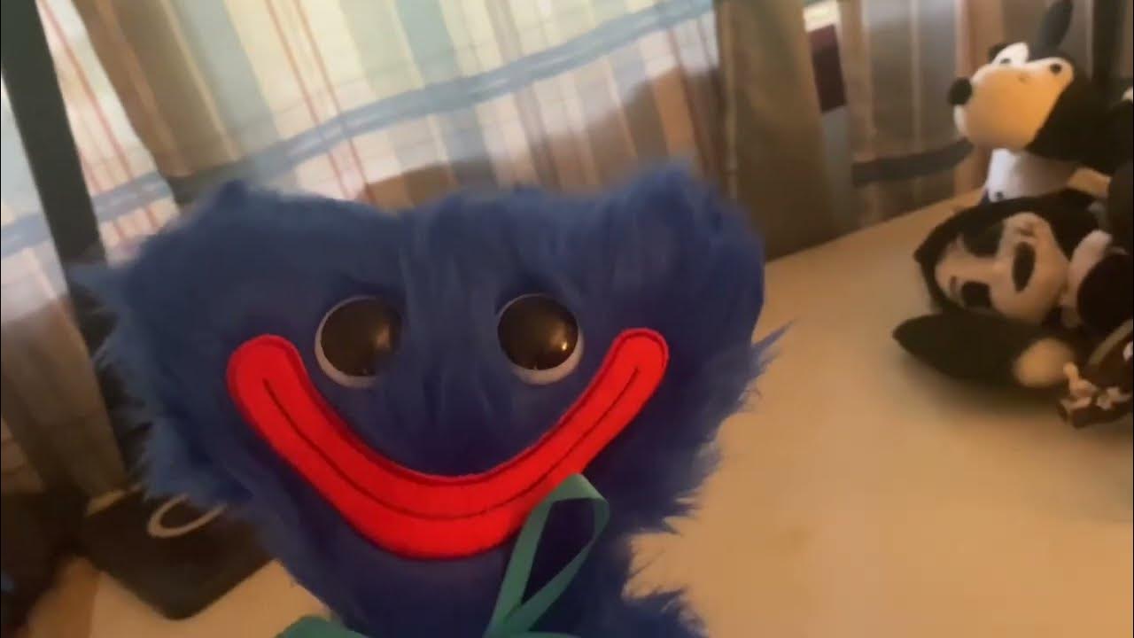 This plush toy is absolutely huge! Poppy Playtime Huggy Wuggy closed