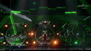 HD Svetlana Loboda Be My Valentine LIVE 2nd semifinal Eurovision Song Contest 2009 Ukraine Resimi