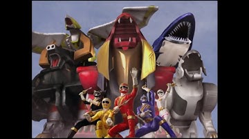 Power Rangers Wildforce All  Zords and Megazords First Time Fights