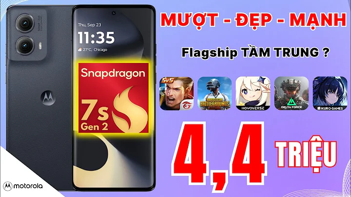 Motorola Edge 2024 5G - Tại sao con máy 4 triệu này có camera Sony LYTIA xịn như vậy ?