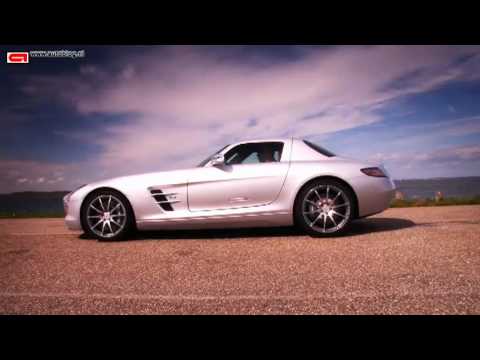 Testing the SLS AMG from Mercedes-Benz