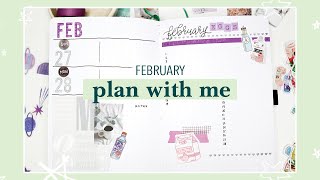 February 2022 bullet journal setup + plan with me 💜 michelleyuen