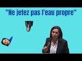 Sarah el hary ne jetez pas leau propre ditelle  deux reprises au lieu de lopprobre