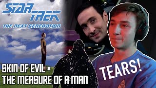 Time to cry... STAR TREK TNG Skin of Evil + The Measure of a Man REACTION  FIRST TIME WATCHING!!