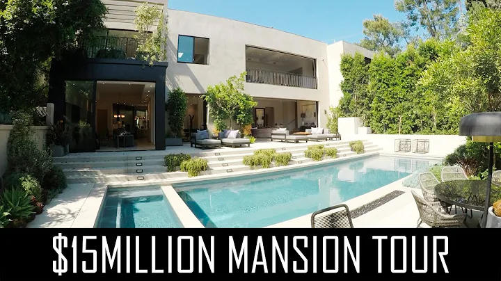 $15million Beverly Hills modern mansion tour