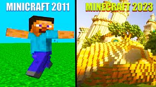 Minecraft 2023 VS 2011