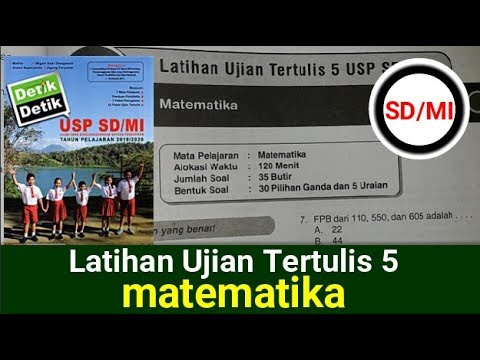 Kunci jawaban detik detik sd 2020 matematika