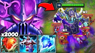Kassadin but I'm a full tank RAID BOSS who can 1v5 your team (THIS ACTUALLY WORKS?!) screenshot 4