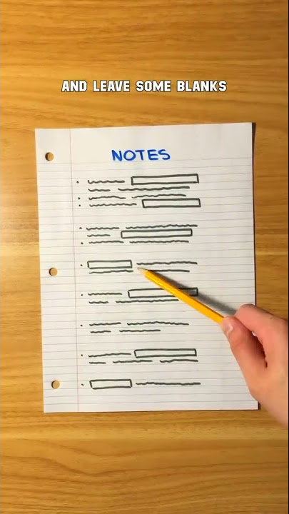 A Clever Way to Study for Exams