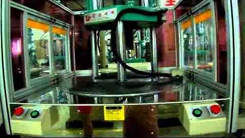 Vertical plastic Injection machine with Rotary Table,2 Stations,rotating 180° repeatedly