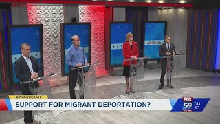 Indiana gubernatorial candidates give their thoughts on the issue of immigration and border security