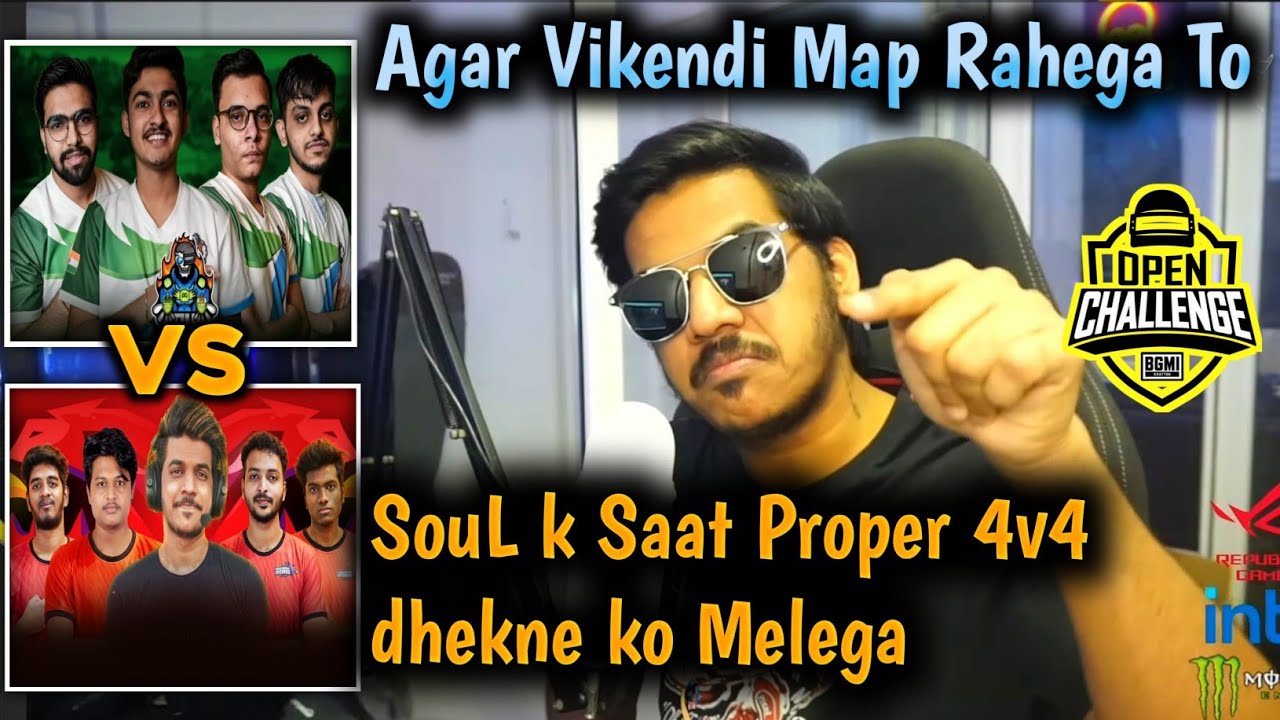 IFlicks  Advance announcement on Proper 4v4 Fight with SouL in Vikendi 😂Funny Highlights