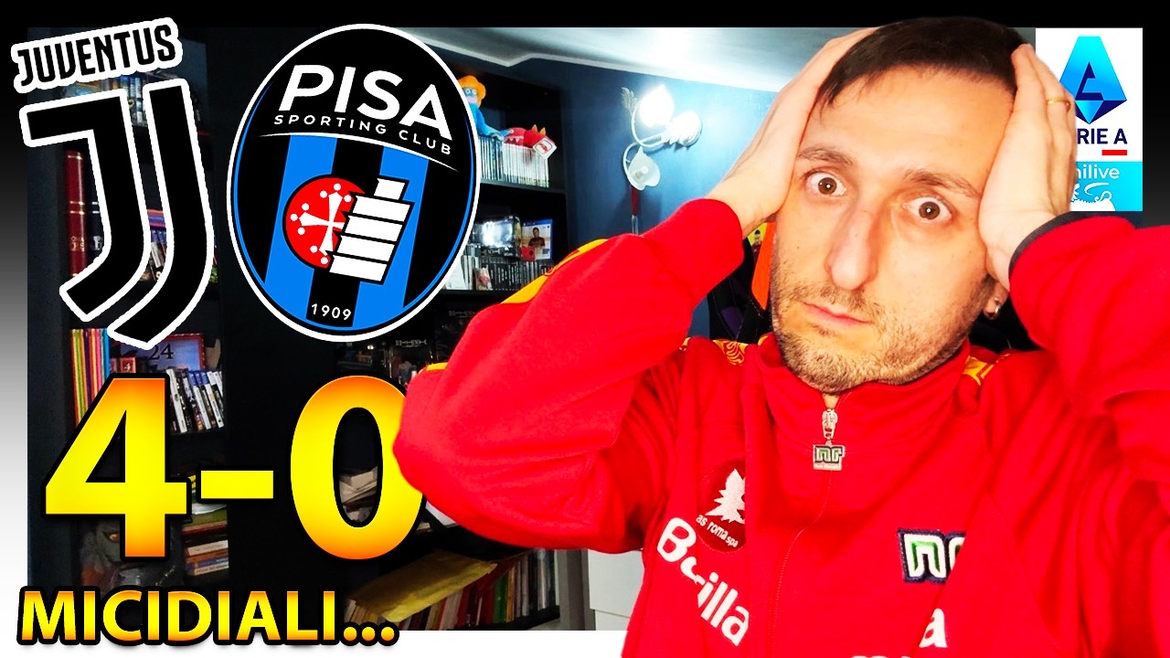 JUVENTUS-PISA 4-0: INIZIO SERIAMENTE A PREOCCUPARMI…