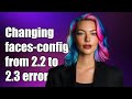 Changing faces-config.xml from 2.2 to 2.3 causes javax.el.PropertyNotFoundException: Target Unre...