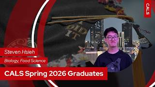 CALS Spring 2026 Grad: Steven Hsieh