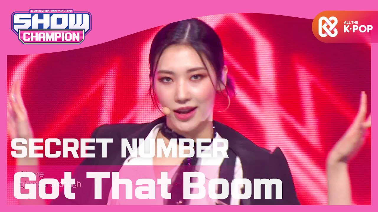 [Show Champion]시크릿넘버 - Got That Boom (SECRET NUMBER - Got That Boom) l EP.379
