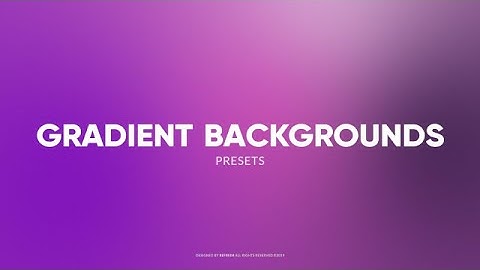Animated Gradient Backgrounds Premiere Pro Presets