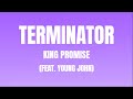 King Promise - Terminator (Feat. Young John)  (Lyrics Video)