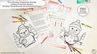 Free Holiday Printable Bundle How to Print Individual Pages from Your Free PDF