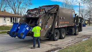 Fast Mack LEU Leach 2Rlll Rear Loader Garbage Truck by MidwestTrashTrucks 2,329 views 2 months ago 9 minutes, 22 seconds