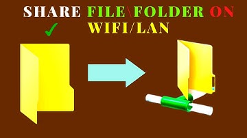 How to Share Folder/File on LAN/WIFI on Windows 10 Pc/Laptop [Kannada]