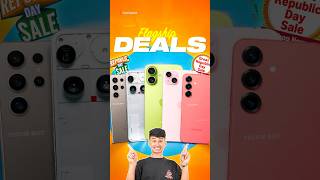 Best Phone Deals in Flipkart &amp; Amazon Republic Day Sale 🔥📱Biggest Discounts! #Shorts