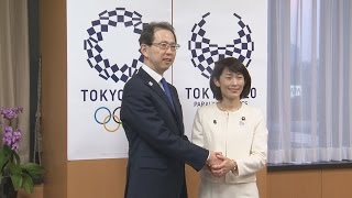 内堀知事が丸川五輪相と面会 野球など福島開催に謝意