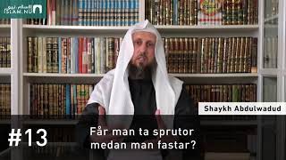 Får Man Ta Sprutor Medan Man Fastar?