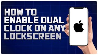 How to Enable Dual Clock on any iPhone Lockscreen iOS 17 [easy] screenshot 5
