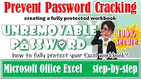 How to create 100% secure workbook? ZIP method to crack password fails if you do this! #excel #VBA