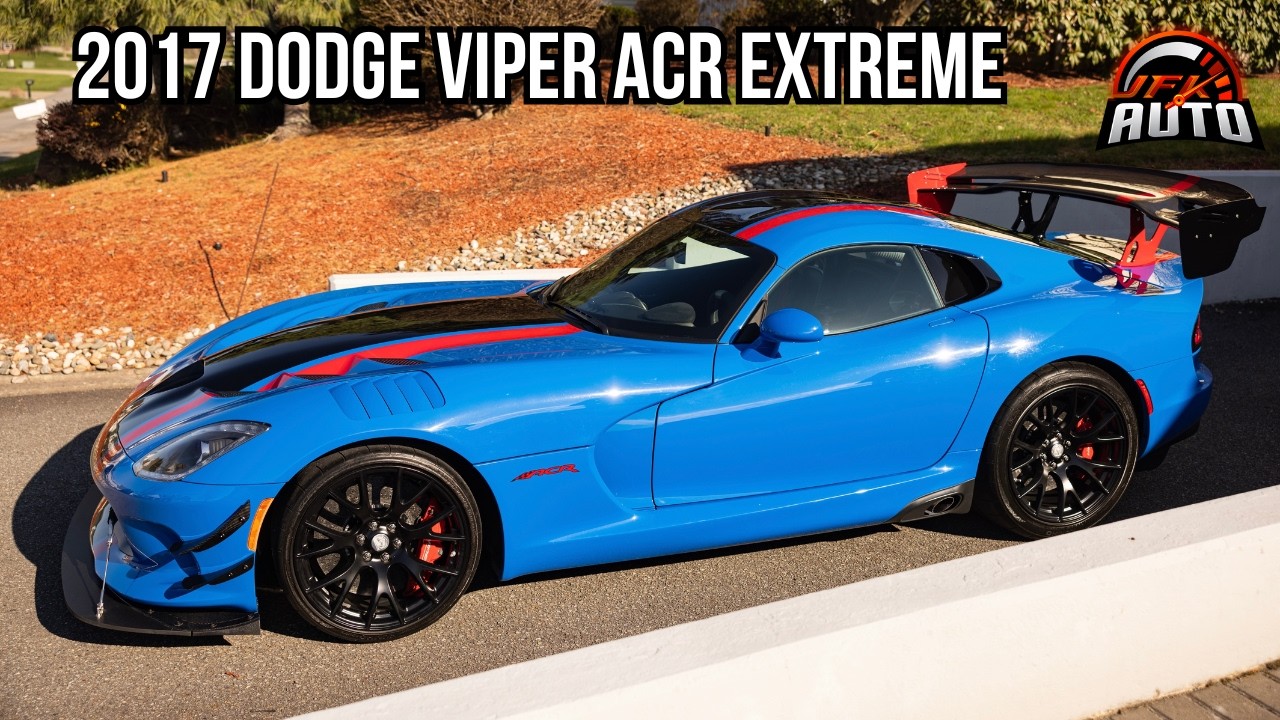Competition Blue 2017 Dodge Viper ACR Extreme - YouTube