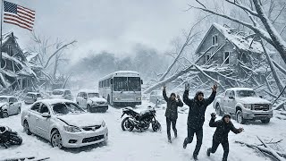 CHAOS in Michigan! Blizzard Michigan Traps 1,200 Drivers and Shuts Down Interstate for 18 Hours