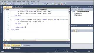 _Visual Basic Tutorial - 180 - FTP Downloader Part 3 Showing The Files = BY ARMAN