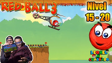 Bolita Roja 3 | Red Ball 3 | Nivel 16 - 20 | Juegos Para Niños