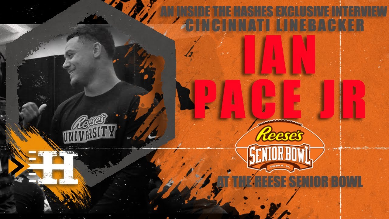 Exclusive: Cincinnati LB Ian Pace Jr. after the Reese's Senior Bowl Media Day on Their Journey