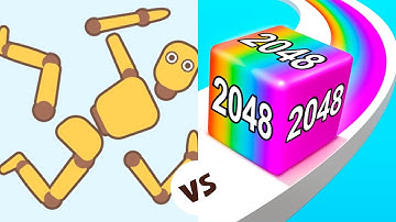 Ragdoll Break vs Jelly Run 2048 – Oddly Satisfying & Addictive Gameplay!
