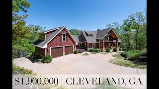 LAKE, MOUNTAIN LUXURY | CUSTOM CABIN HOME ON LAKE LACEOLA, YONAH MOUNTAIN IN BLUE RIDGE WINE COUNTRY