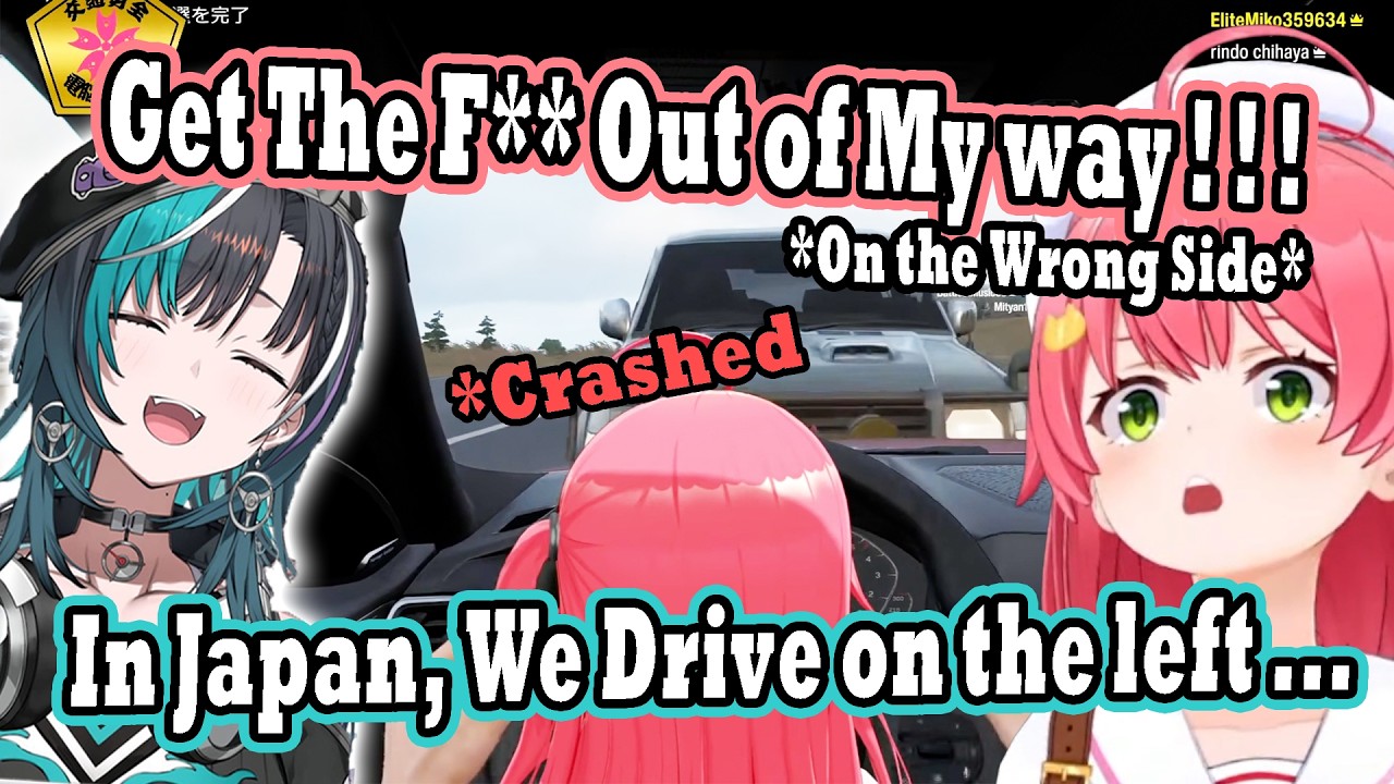 Chihaya Realizes Miko Best at Road Rage and Honking When It's Comes to Driving !