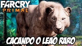 Far Cry Primal - Caçando o Leão RARO e construindo o TOTEM