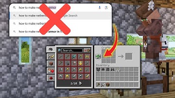 Stop Googling Crafting Recipes in Minecraft!