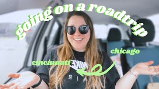 ROADTRIP VLOG | Taking a Roadtrip from Chicago to Cincinnati | Solo Roadtrip Travel Vlog
