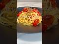 【シンプルこそ至高】ミニトマトのパスタが超簡単でお店レベルの旨さでした。 #パスタ #レシピ #簡単レシピ #shorts